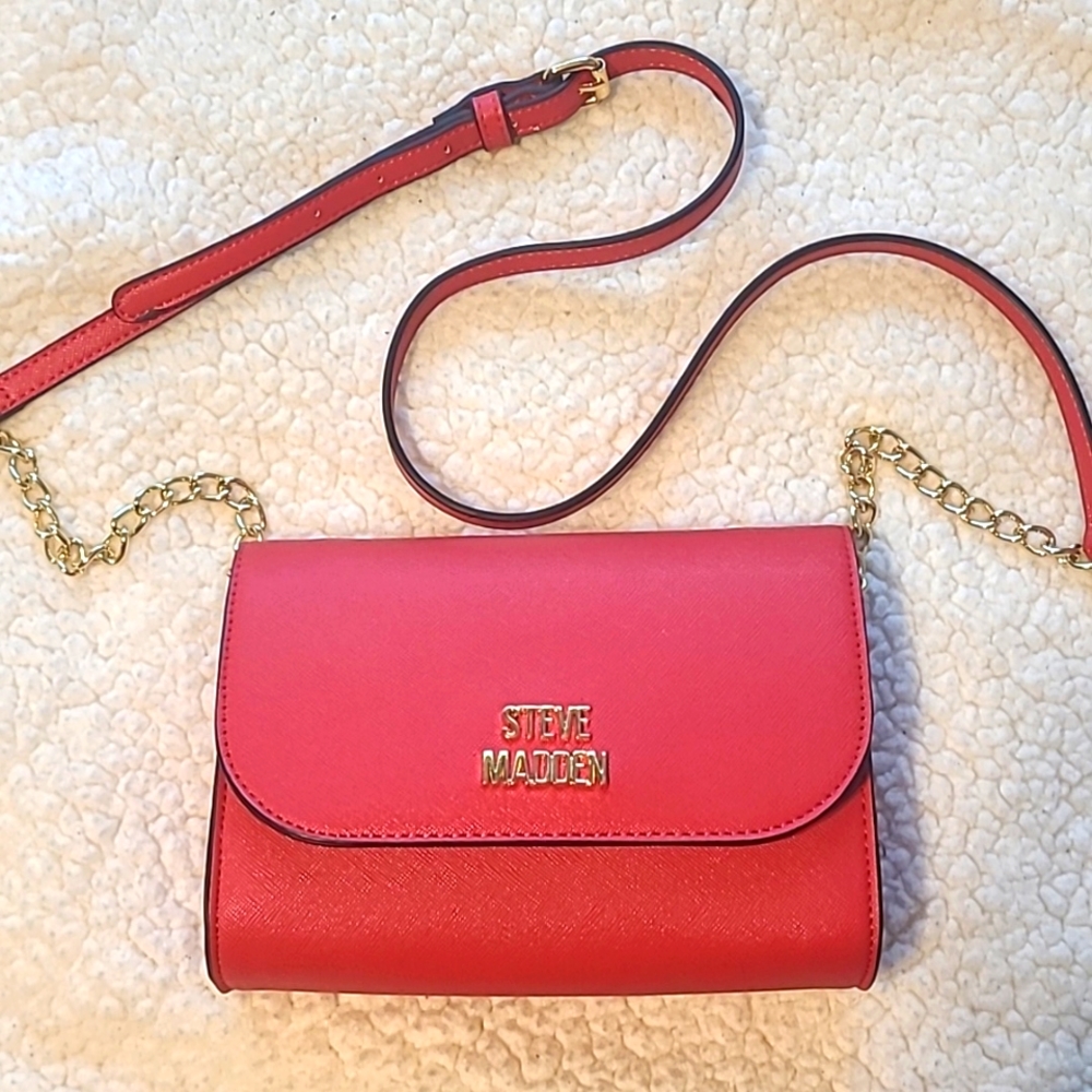 Steve Madden Crossbody Purse (Red)